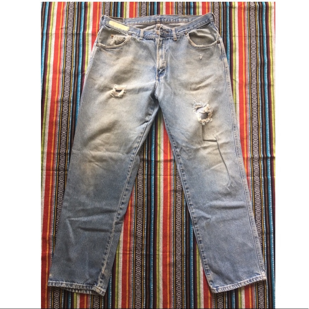 Vintage Double Knot by Reed Distressed Jeans 34x30